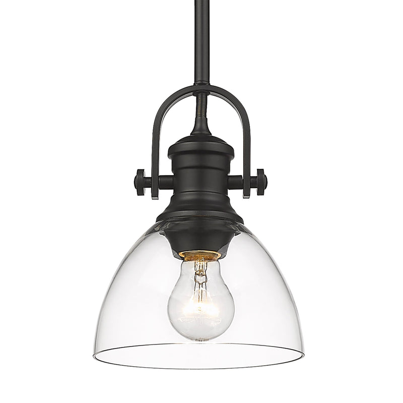 Hines 7" Mini Pendant in Matte Black