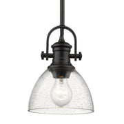 Hines 7" Mini Pendant in Matte Black