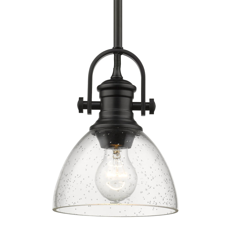 Hines 7" Mini Pendant in Matte Black