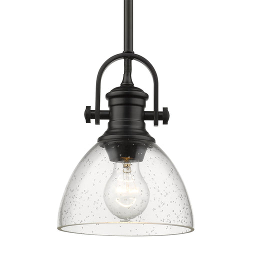 Hines 7" Mini Pendant in Matte Black