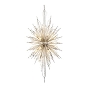 Orbital 20-Light 24" Foyer Chandelier in Gold Dust