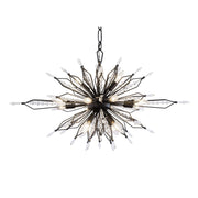 Orbital 16-Light 36" Oval Chandelier in Carbon