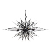 Orbital 16-Light 36" Oval Chandelier in Carbon