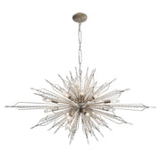 Orbital 20-Light 48" Oval Chandelier in Gold Dust