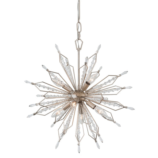Orbital 8-Light 22" Chandelier in Gold Dust
