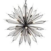 Orbital 16-Light 36" Chandelier in Carbon