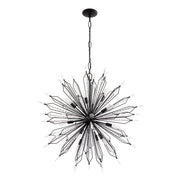 Orbital 16-Light 36" Chandelier in Carbon