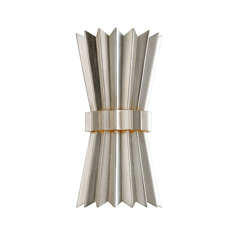 Moxy Small 2-Light Wall Sconce in Warm Silver Leaf