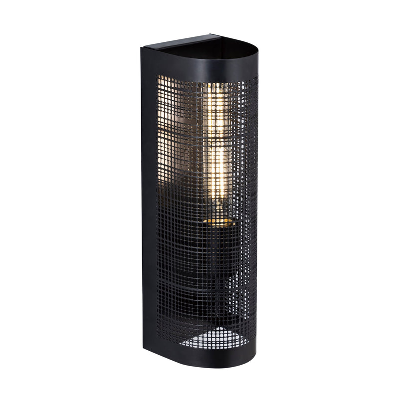 Hatcher 1 Light Wall Sconce in Black