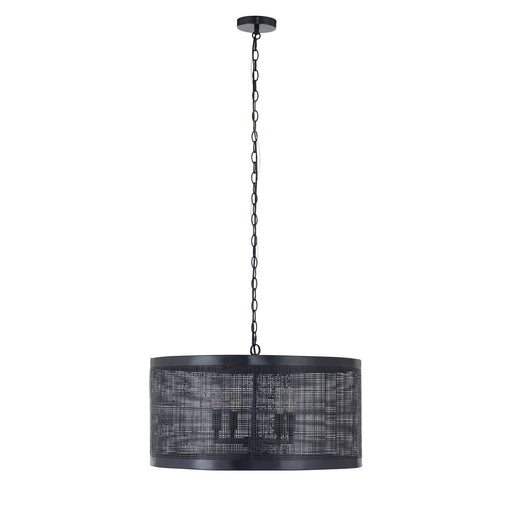 Hatcher 24" 4 Light Pendant in Black