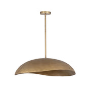 Denarii 24" Pendant in Natural Gold