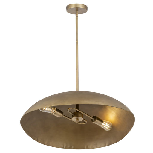 Denarii 24" Pendant in Natural Gold