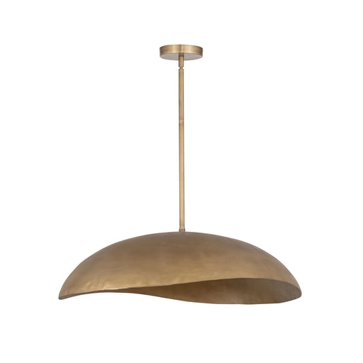 Denarii 24" Pendant in Natural Gold