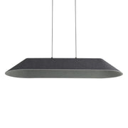 Faroe 43" Integrated LED Linear Pendant in Flecked Black/gray