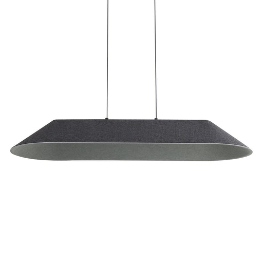 Faroe 43" Integrated LED Linear Pendant in Flecked Black/gray