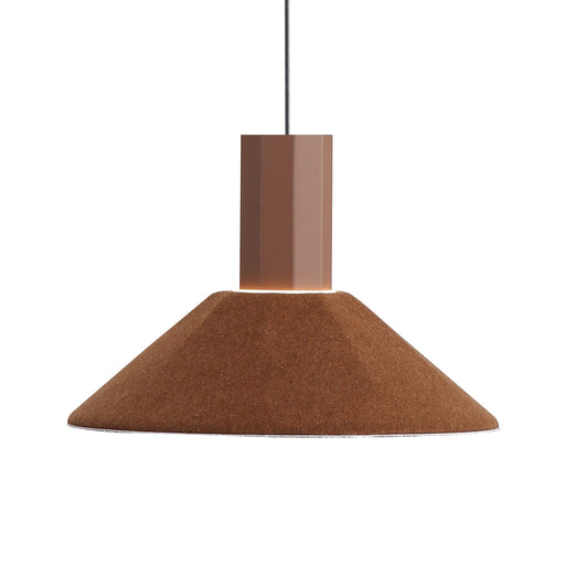 Faroe 13" Integrated LED Pendant in Coffee