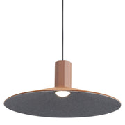 Faroe 20" Integrated LED Pendant in Coffee