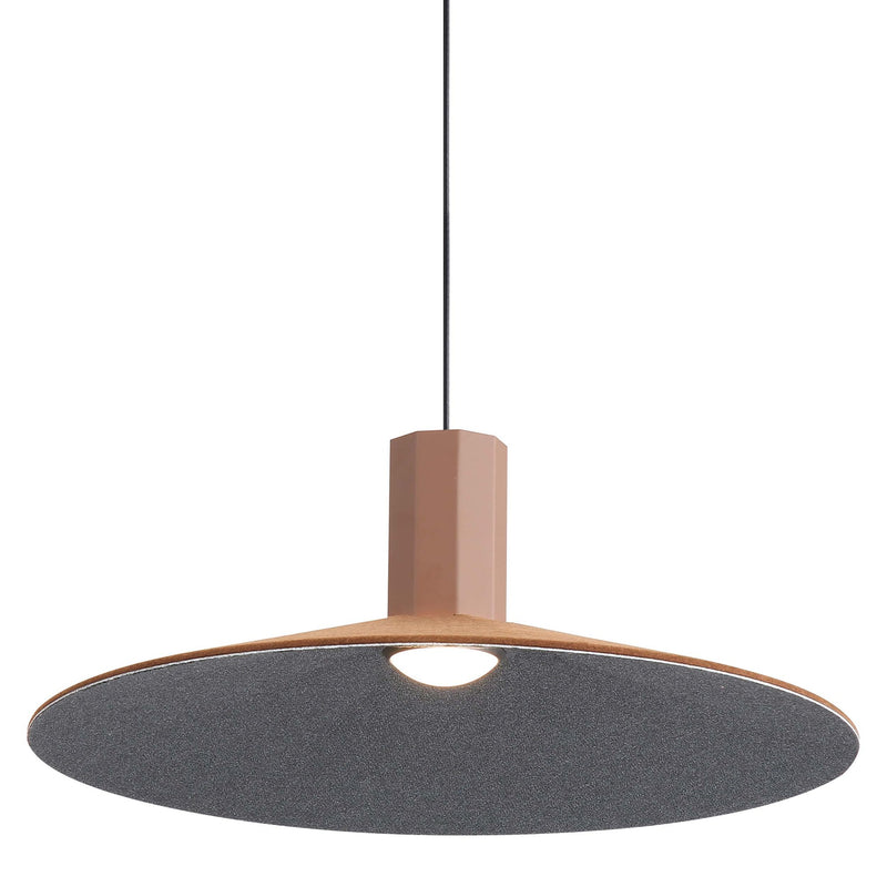 Faroe 20" Integrated LED Pendant in Coffee