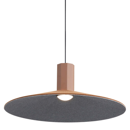 Faroe 20" Integrated LED Pendant in Coffee