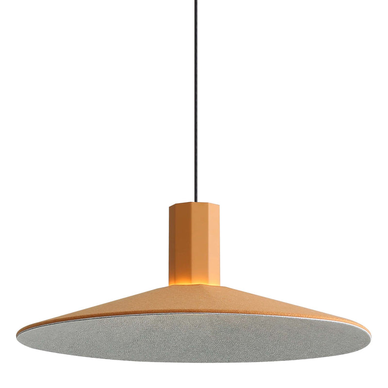 Faroe 20" Integrated LED Pendant in Earth Yellow