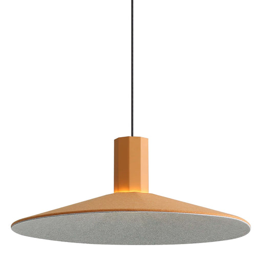 Faroe 20" Integrated LED Pendant in Earth Yellow