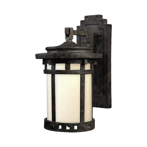 Santa Barbara Dark Sky 13" 1 Light Outdoor Wall Lantern in Sienna
