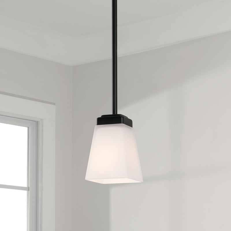 Baxley Mini Pendant in Matte Black