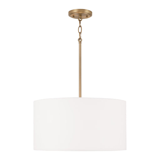 Alan 3-Light Pendant in Aged Brass