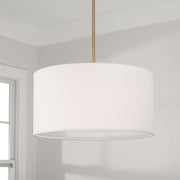 Alan 3-Light Pendant in Aged Brass