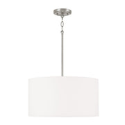 Alan 3-Light Pendant in Brushed Nickel