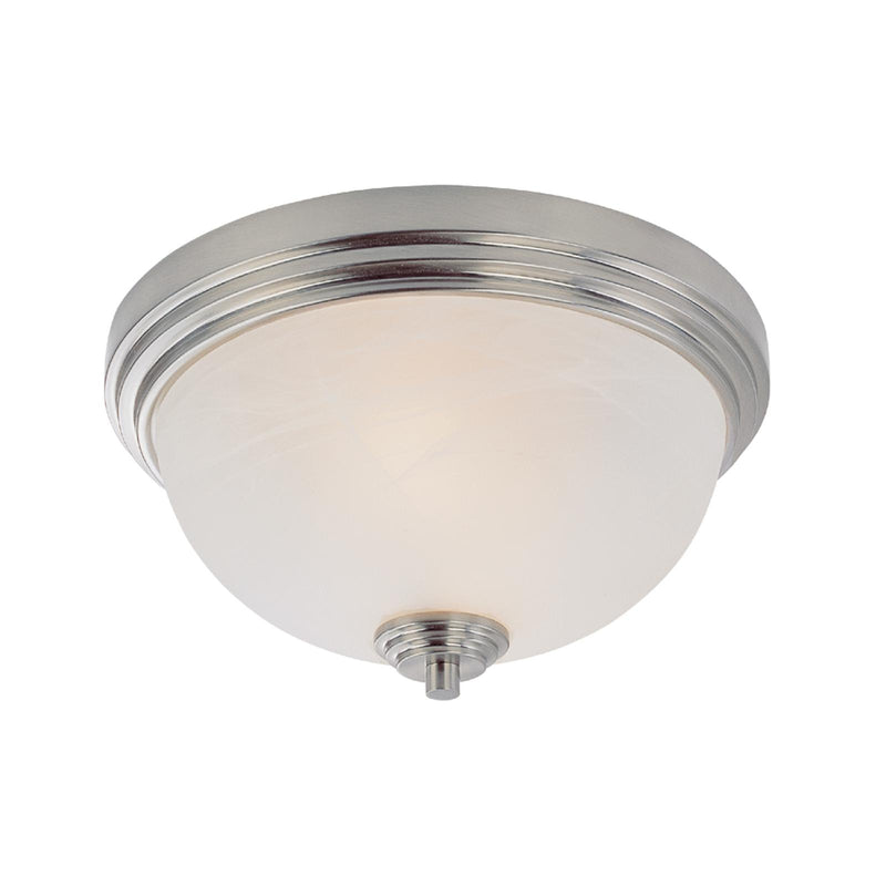 Chelsey 2 Light 12" Flush Mount in Brushed Nickel