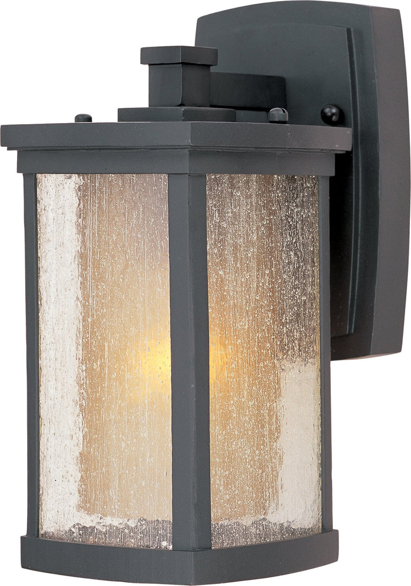 Bungalow 11" 1 Light Outdoor Wall Lantern in Bronze