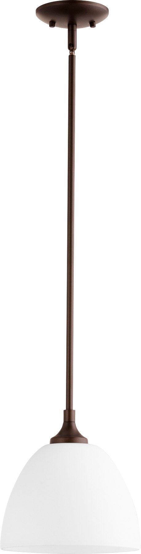 Enclave 9" Mini Pendant in Oiled Bronze