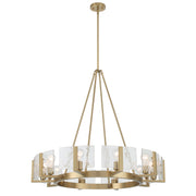 Aenon 10-Light Chandelier in Brushed Champagne Brass