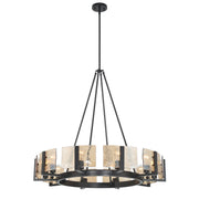 Aenon 10-Light Chandelier in Matte Black