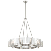 Aenon 10-Light Chandelier in Pewter