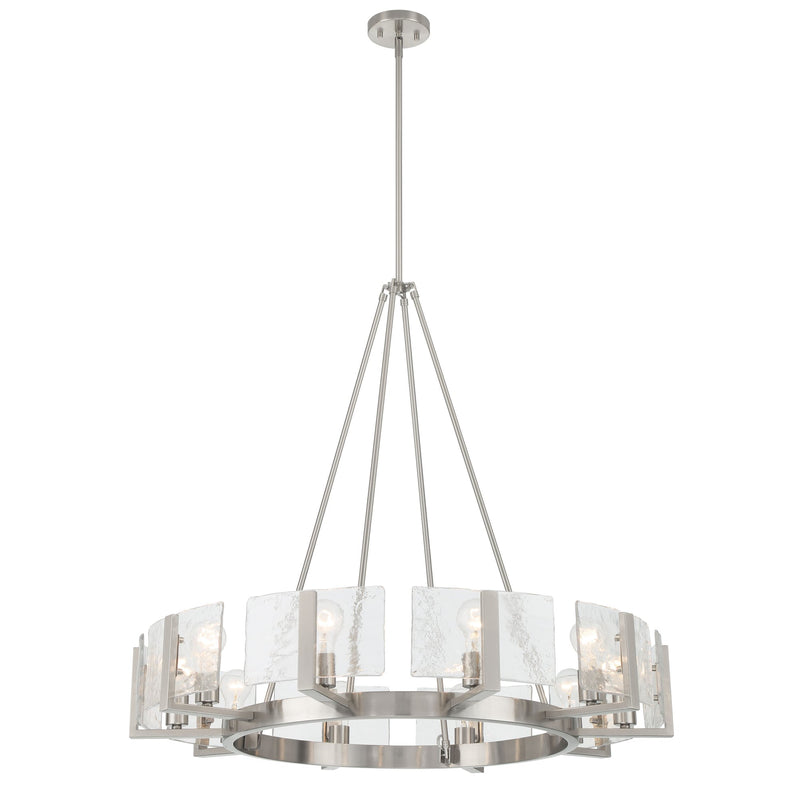 Aenon 10-Light Chandelier in Pewter