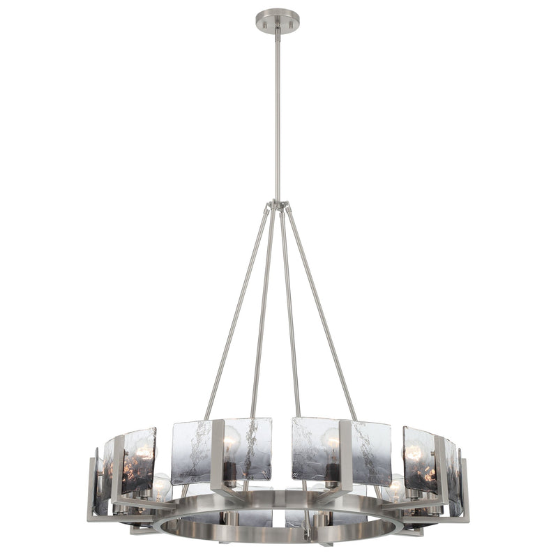 Aenon 10-Light Chandelier in Pewter