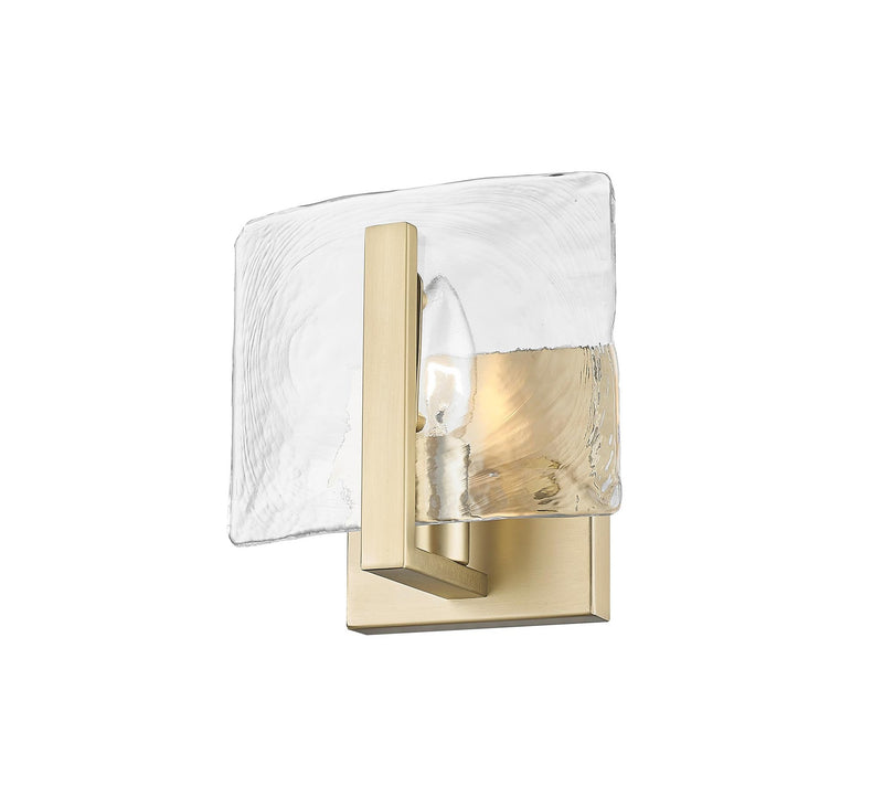 Aenon Wall Sconce in Brushed Champagne Brass