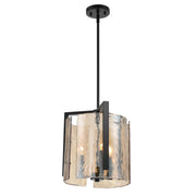 Aenon 3-Light Pendant in Matte Black