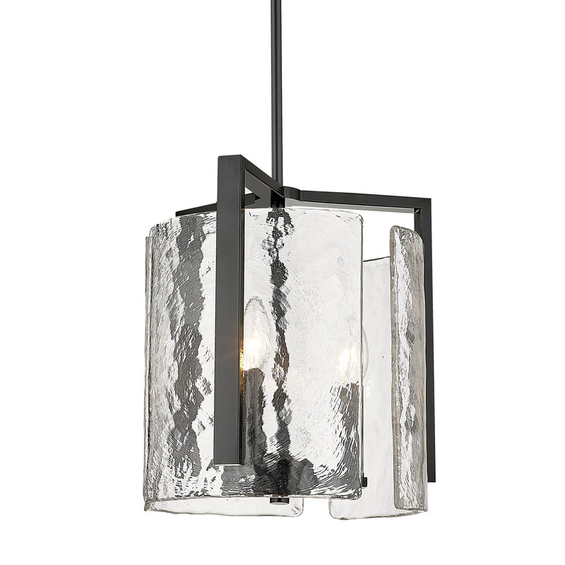 Aenon 3-Light Pendant in Matte Black