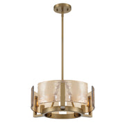 Aenon 3-Light Chandelier in Brushed Champagne Brass