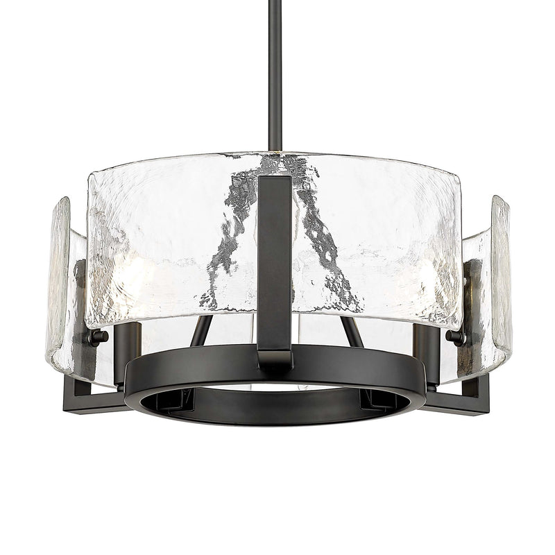 Aenon 3-Light Chandelier in Matte Black