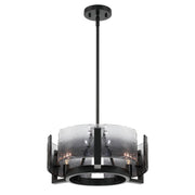 Aenon 3-Light Chandelier in Matte Black