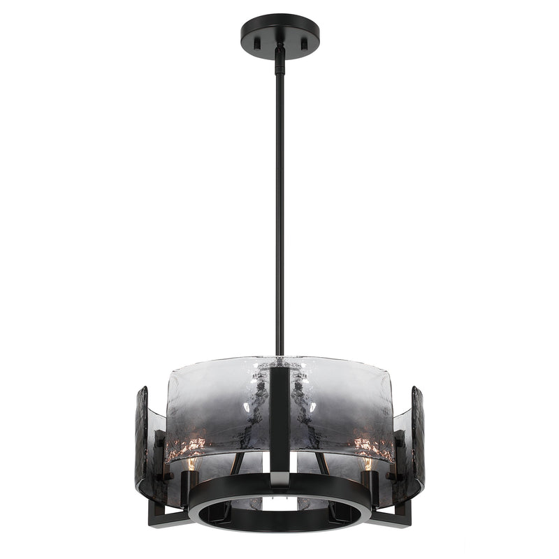 Aenon 3-Light Chandelier in Matte Black