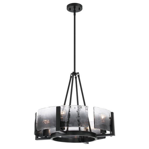 Aenon 4-Light Chandelier in Matte Black