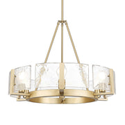 Aenon 6-Light Chandelier in Brushed Champagne Brass
