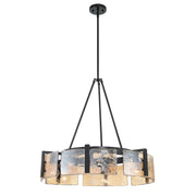Aenon 6-Light Chandelier in Matte Black
