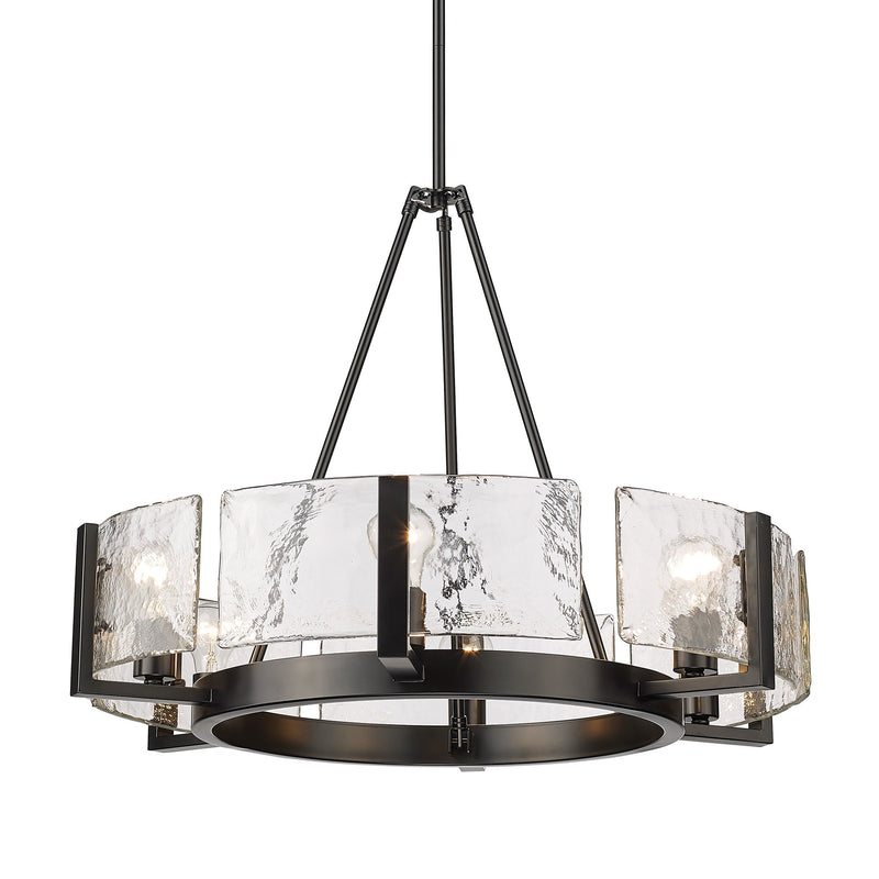 Aenon 6-Light Chandelier in Matte Black