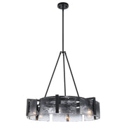 Aenon 6-Light Chandelier in Matte Black